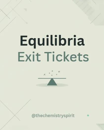 Equilibria Exit Tickets
