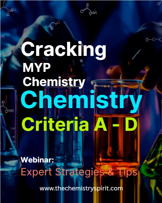 Cracking MYP Chemistry Criteria A - D