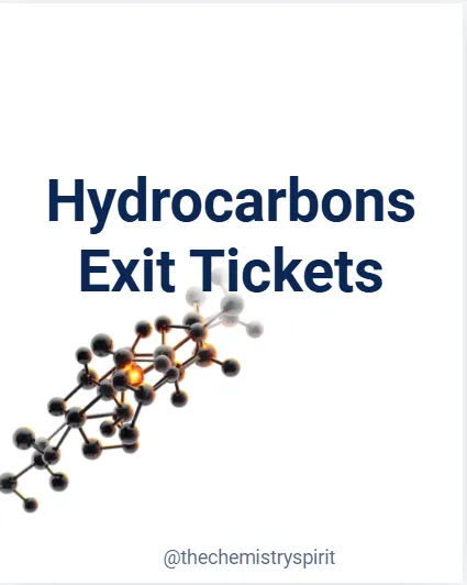 Hydrocarbons Exit Tickets